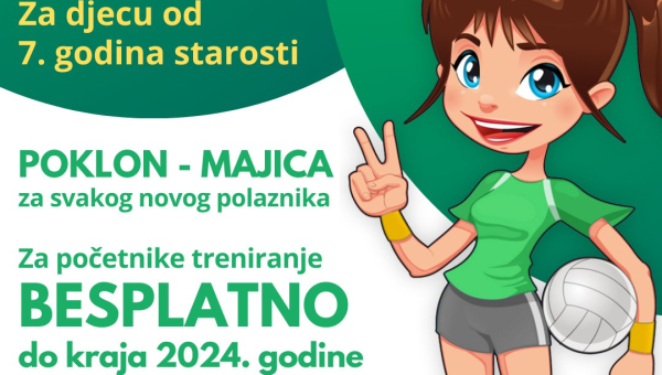 U tijeku upisi u Školu odbojke Odbojkaškog kluba "Valpovka"